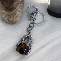 Claw Key Ring - Tiger Eye